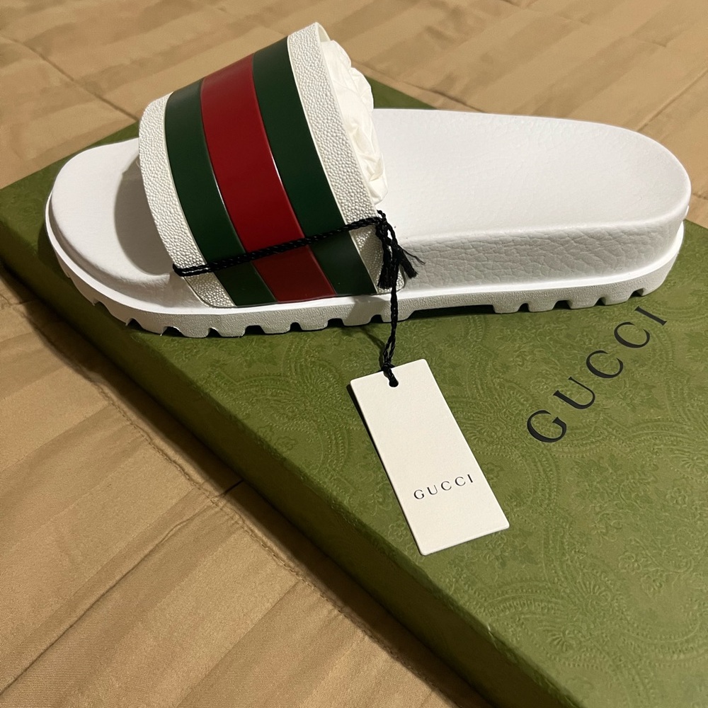 Gucci WEB SLIDE SANDAL